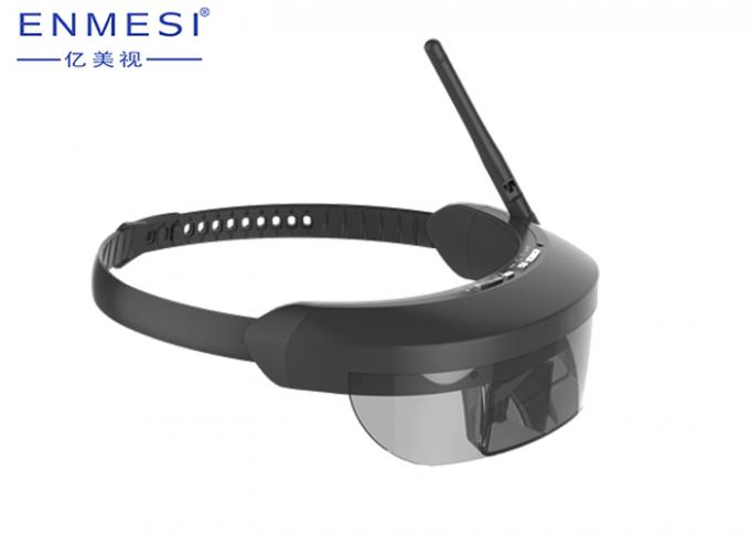 Les verres visuels 98 de lunettes monoculaires de FPV avancent la haute résolution petit à petit virtuelle 5.8G