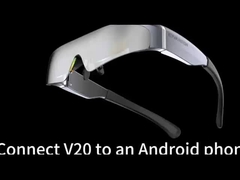 OEM & ODM 41 degrés FOV 1080P 143 pouces affichage HDMI monté sur la tête avec 2 haut-parleurs