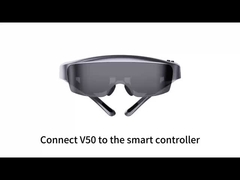 ENMESI V50 lunettes intelligentes AR/VR OLED 3000 Nits 1080P Affichage monté sur la tête avec USB-C