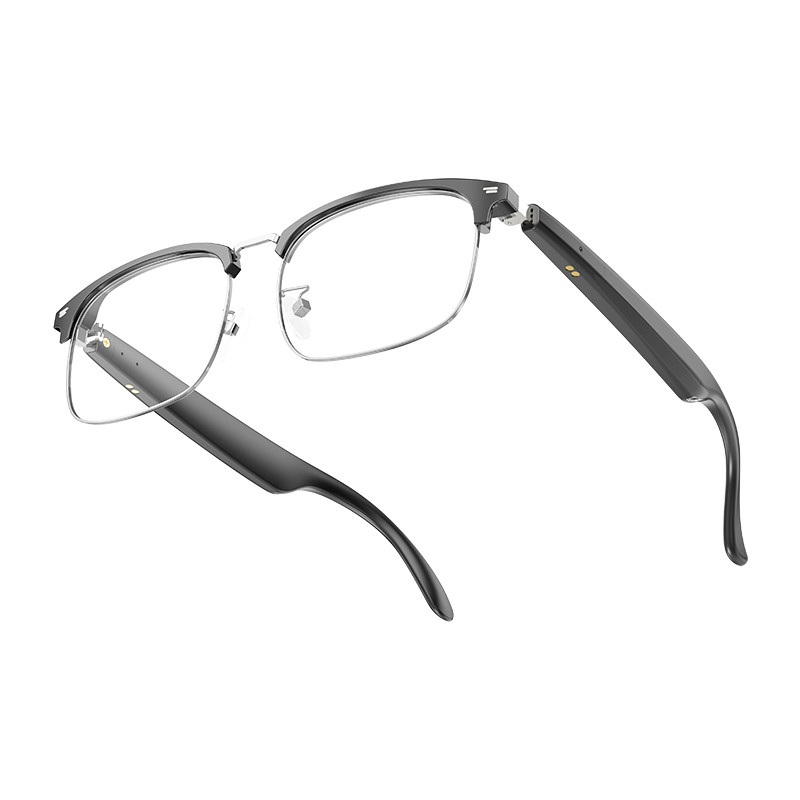 6 heures Bluetooth 5.3 Ultra-légère lunettes sans fil intelligentes pour les appels