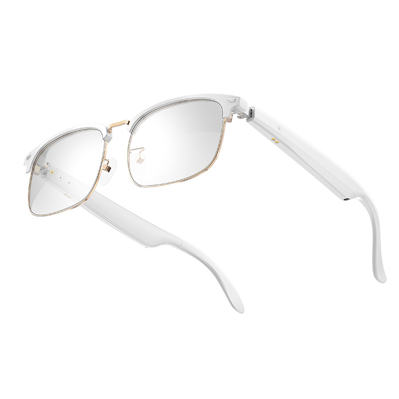Cadre métallique BT 5.3 appel 5 heures lunettes Bluetooth intelligentes avec prise de vue à distance
