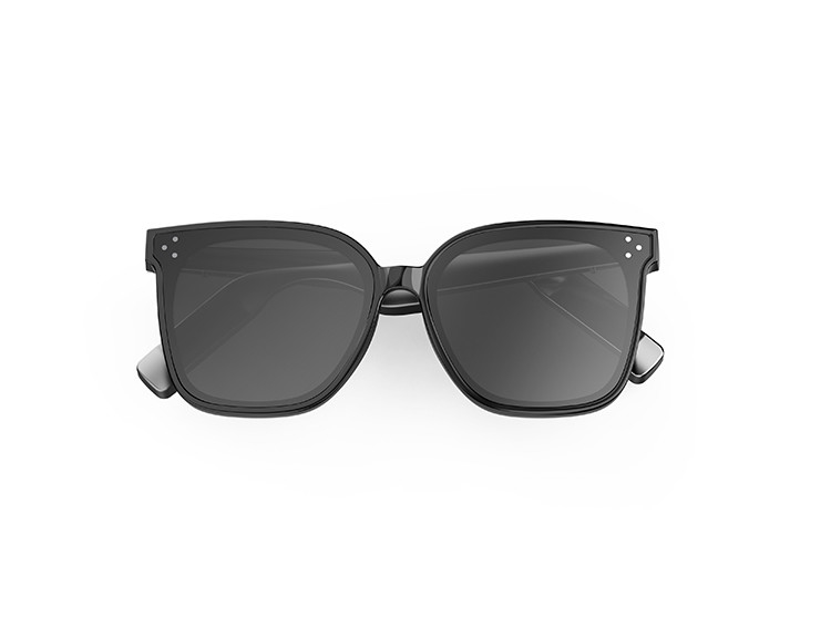 10 heures Black Smart Music Bluetooth lunettes de soleil avec appel haute capacité 110mAh * 2 Bluetooth Version BT 5.3