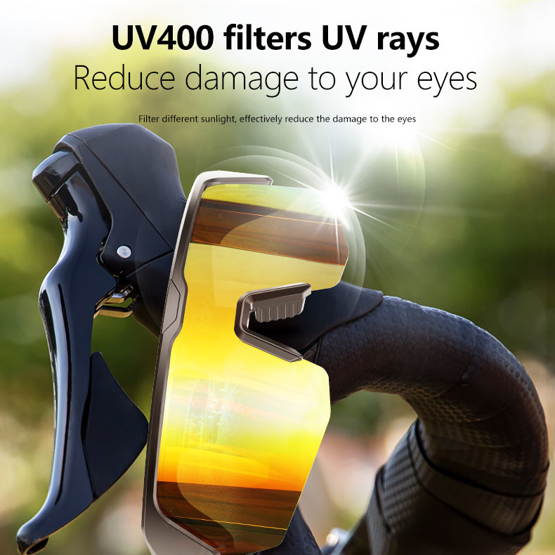 UV 400 Sports Bluetooth lunettes de conduite Bluetooth 5.3 batterie 50 heures de vélo