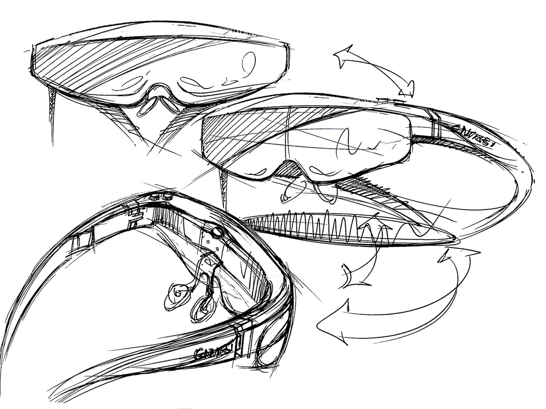 ENMESI V50 lunettes intelligentes AR/VR OLED 3000 Nits 1080P Affichage monté sur la tête avec USB-C