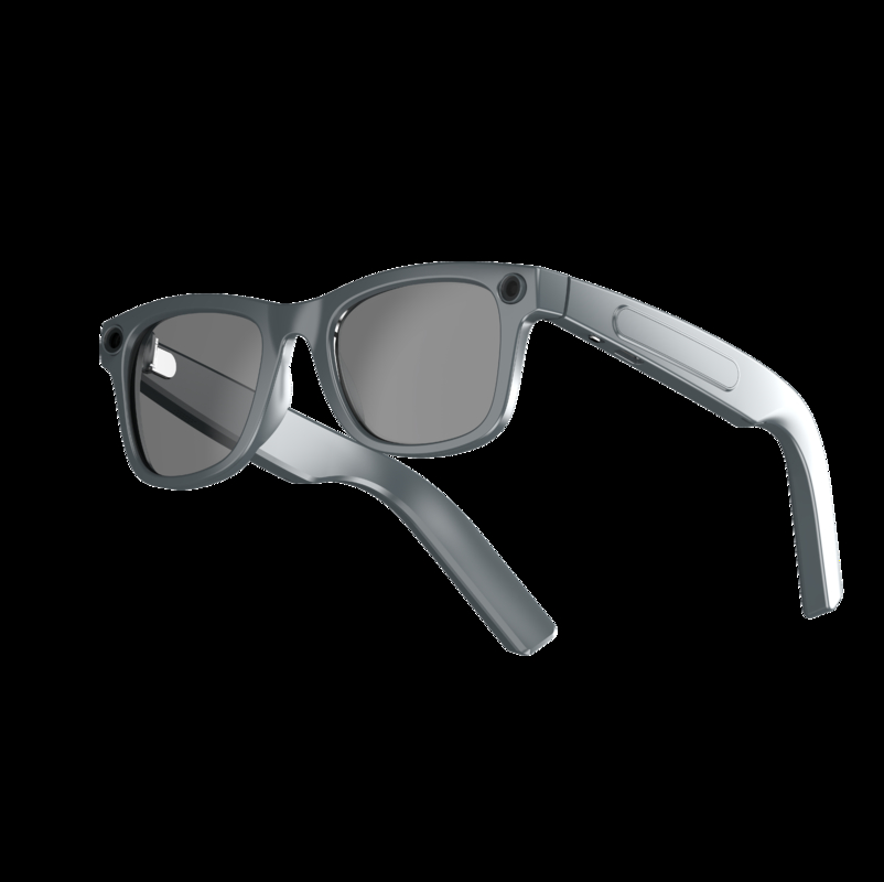 Photos et vidéos enregistrées par caméra 8MP, lunettes intelligentes IA, batterie 410 mAh avec BT