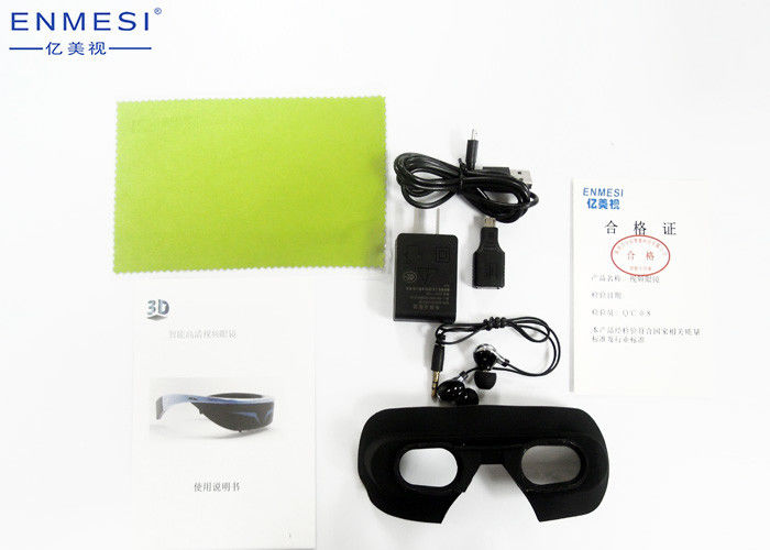 Verres visuels futés de haute résolution de Wifi 3D, verres confortables de réalité virtuelle pour le PC