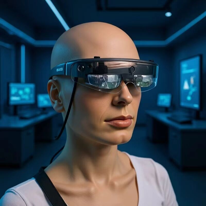 Lunettes intelligentes AR OLED 1080P avec champ de vision de 43° et luminosité de 3000 nits pour une expérience de réalité augmentée immersive