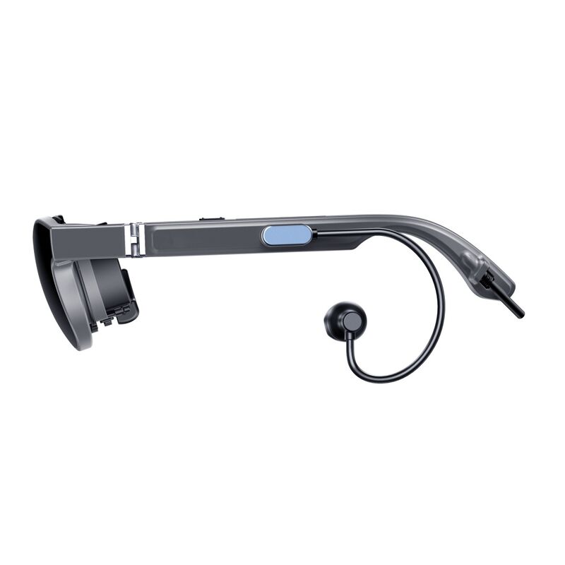 Pancake LCD VR Smart Glasses avec une résolution de 1920x1080 70 ° FOV et un écran monté sur la tête avec connectivité USB-C