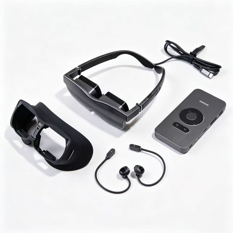 Lunettes intelligentes ENMESI V60 VR avec résolution FOV 70° 1080P et connectivité USB-C pour les applications AR et VR