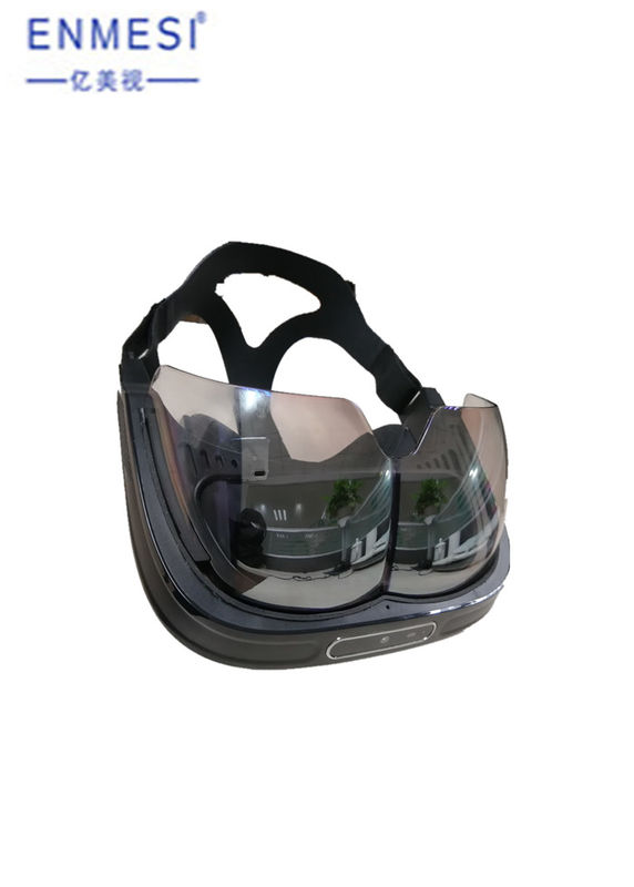 Grands verres futés tous du champ de vision AR dans un double écran Cuttain géant AMOLED de casque