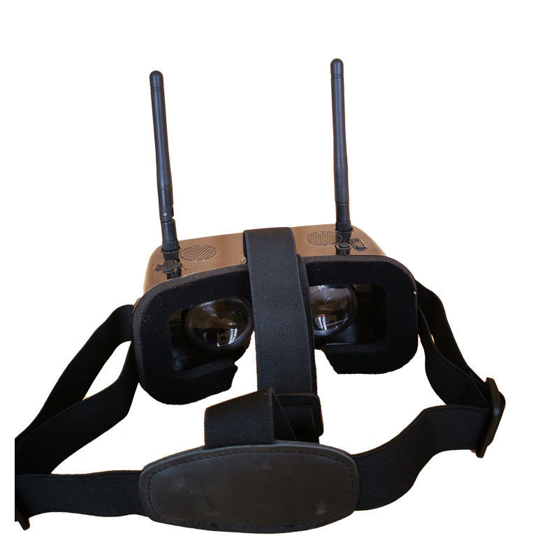 Mini écran de 2 pouces 120 degrés FOV FPV lunettes avec un récepteur 48CH et une batterie de 1000mAh