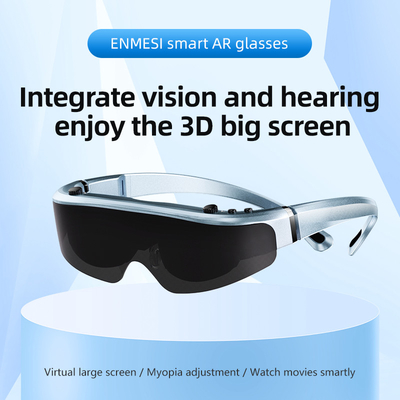 Les lunettes intelligentes AR USB-C avec 1800 Nits Grand FOV 43 ° 1080P 60Hz Affichage OLED monté sur la tête