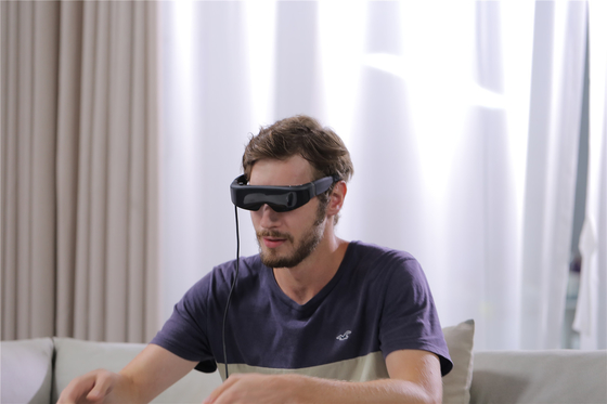 TYPE C Film 3D 1800 Nits 1920* 1080 VR lunettes intelligentes pour la console de jeux
