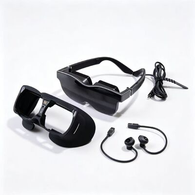 Lunettes intelligentes VR à résolution 70° FOV 1080P avec réglage dioptrique et connectivité USB-C