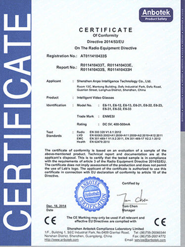 La Chine Shenzhen Anpo Intelligence Technology Co., Ltd. certifications